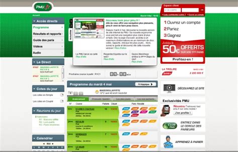 sopapa pmu|Site officiel PMU.fr .